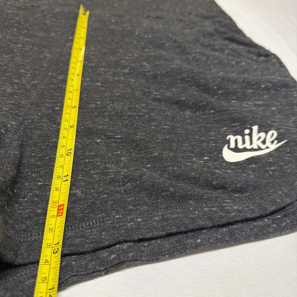 Nike Jersey Fleece Gym Romper Heathered Gray Women's Size Large Pockets - Picture 6 of 9